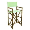 thumbnail image 1 of Statra Bamboo Indoor Outdoor Canvas Directors Chair Barstool - Set of 2, 1 of 11