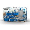 thumbnail image 7 of Granitestone Nonstick Pots and Pans 13 Piece Set Kitchen Cookware Set Ceramic Cooking Frying Skillet Sauce Pans Lids Blue, 7 of 7