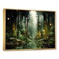 thumbnail image 2 of Designart "Echoes Of Wilderness In Green" Factories Floater Framed Canvas Prints, 2 of 5