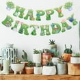thumbnail image 7 of Succulent Birthday Banner, Pre-strung Succulent Plants Birthday Banner, Spring Birthday Party Decor, Green Plant Birthday Decor, Succulent Birhday Party Decorations, 7 of 7