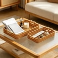 thumbnail image 7 of Wicker Tray Rectangular Rattan Tray for Fruit, Food Storage & Decoration – Essential for Home, Kitchen, Restaurant, 7 of 7