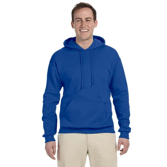 Jerzees Nublend Adult Pullover Hooded Sweatshirt , 996 , ROYAL , XX-Large