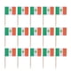 thumbnail image 1 of 200pcs Creative Clover Cake Toppers Party Cupcake Insert Paper Flag Design Cake Decorating Fruit Picks Party Favors, 1 of 2