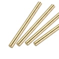 thumbnail image 1 of 8mm x 100mm Brass Round Rod, Metal Solid Shaft Rods Lathe Bar 4pcs, 1 of 5