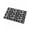 Black, variant on Luxury Plush Bathroom Rugs Mat, Black White Cat Soft Shaggy Bath Carpet, Modern Striped Geometric Abstract Non-Slip Floor Mat for Kitchen, Bedroom, 16"x24"