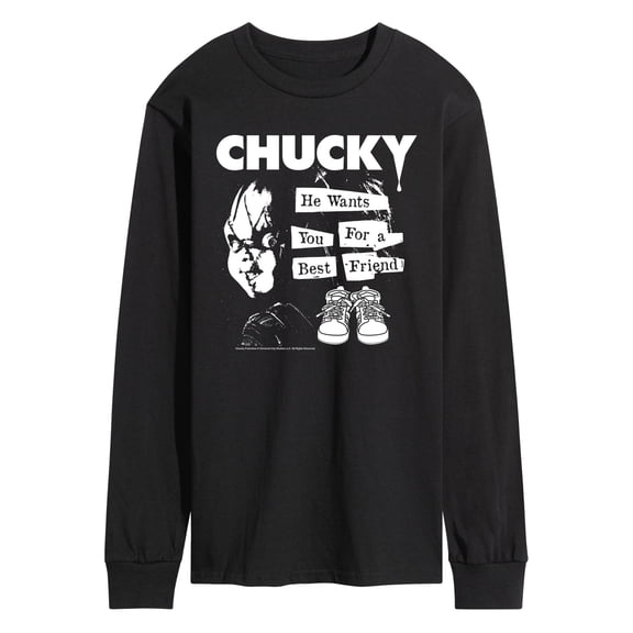 Chucky - Magazine - Men's Long Sleeve Graphic T-Shirt