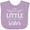 Lavender, variant on Inktastic Little Sister Girls Baby Bib