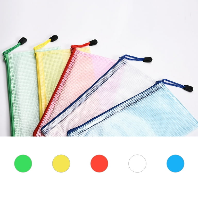 Pencil Pouch Small Zipper Pouches Bulk 6 Pack Pencil Case Waterproof Pencil  Bags for School Office Supplies Travel Cosmetics Accessories Stationery 6