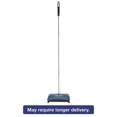 Restaurateur Wet/dry Floor Sweeper, Blue, 9 1/2 X 8 X 43