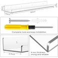 thumbnail image 3 of Thyle 6 Pcs 36 Inch Acrylic Floating Shelves Wall Mounted Clear Shelves Acrylic Floating Bookshelf Invisible Storage Rack with Screws and Screwdriver for Room Nursery Bathroom Display, 3 of 7