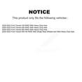 thumbnail image 2 of Kugel Front Wheel Bearing and Hub Assembly Pair for Car 2020-2023 Ford Transit-250 Transit-350 Transit-150 HD RWD - Left Right Side (Driver Passenger) K70-102076, 2 of 11