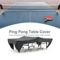 thumbnail image 3 of Housse de Table de Ping-Pong Imperméable Housse de Tennis Protection Extérieure Intérieure Anti-UV Anti-Poussière Housse de Table de Ping-Pong, 1 * Housse de Table de Tennis, Noir, 3 of 8