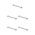 thumbnail image 2 of Decodeary Robuste Marine 304 Acier Inoxydable Mâchoire / Mâchoire Fermé Corps Tourbillon Rigging Vis Durable et Durable Argent 5mm 5Set, 2 of 6