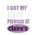 thumbnail image 2 of Camiseta "Me hice un piercing en el clítoris en casa de Clarie", camiseta de humor para adultos, camisetas desquiciadas, regalos inapropiados, camiseta humorística, camiseta de memes divertidos, sudad, 2 of 7