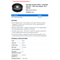 thumbnail image 2 of Drive Belt Tensioner Pulley - Compatible with 1997 - 2001 Acura Integra 1.8L 4-Cylinder 1998 1999 2000, 2 of 2