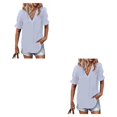 thumbnail image 1 of Qarigey Blusa holgada para mujer, camisa bonita informal con flores, disfraz de vacaciones en la playa, fiesta de verano, Top fresco, Type5 NO5, 1 of 6