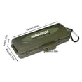 thumbnail image 3 of Mini Estuche De Almacenamiento Mini estuche de almacenamiento de 12 compartimentos, herramienta de pesca portátil impermeable (verde militar), 3 of 8