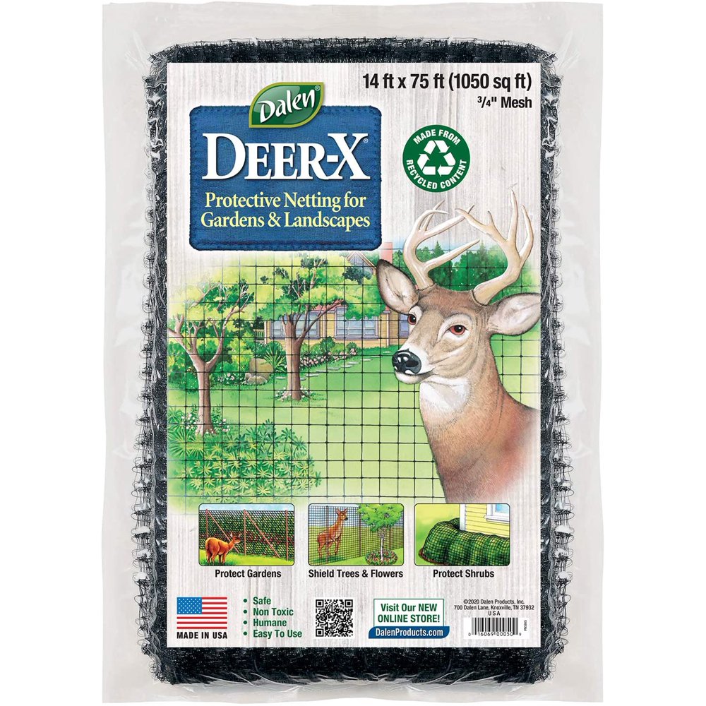 Dalen Deer X Protective Netting for Gardens and Landscapes 14′ x 75