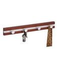 thumbnail image 3 of Honey Can Do Wood Wall Rack with 3 Adjustable Peg Hooks, 3 of 9