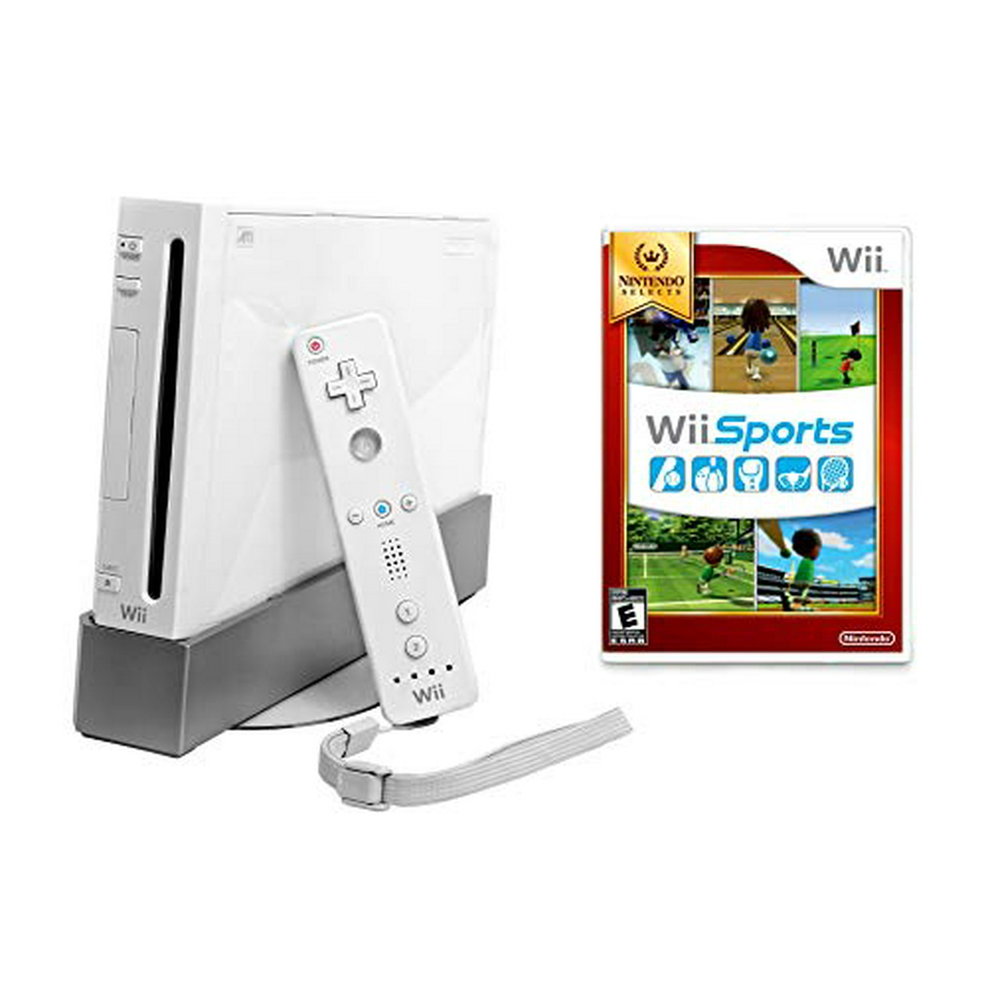 Nintendo Wii Console With Wii Sports Used White