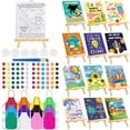 thumbnail image 1 of Set de pintura para fiestas Ireer Kids Sip & Paint con lienzo y pinceles, 1 of 7