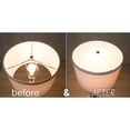 thumbnail image 2 of Home Concept 13.5" Round Diffuser Translucent frosted White will Soften Light from Drum Lampshades and Pendants, 2 of 5