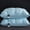blue, variant on 3D Bread Down Bed Pillows - Ergonomic 3D Bread Down Bed Pillows for Sleep, for Side and Back Sleepers. Enhances Comfort, Restful Night