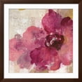 thumbnail image 2 of Art.com Elegant Fresco Floral Gold Flower I Art Print by Silvia Vassileva, Brown Frame Wall Art, 38" x 38", 2 of 5