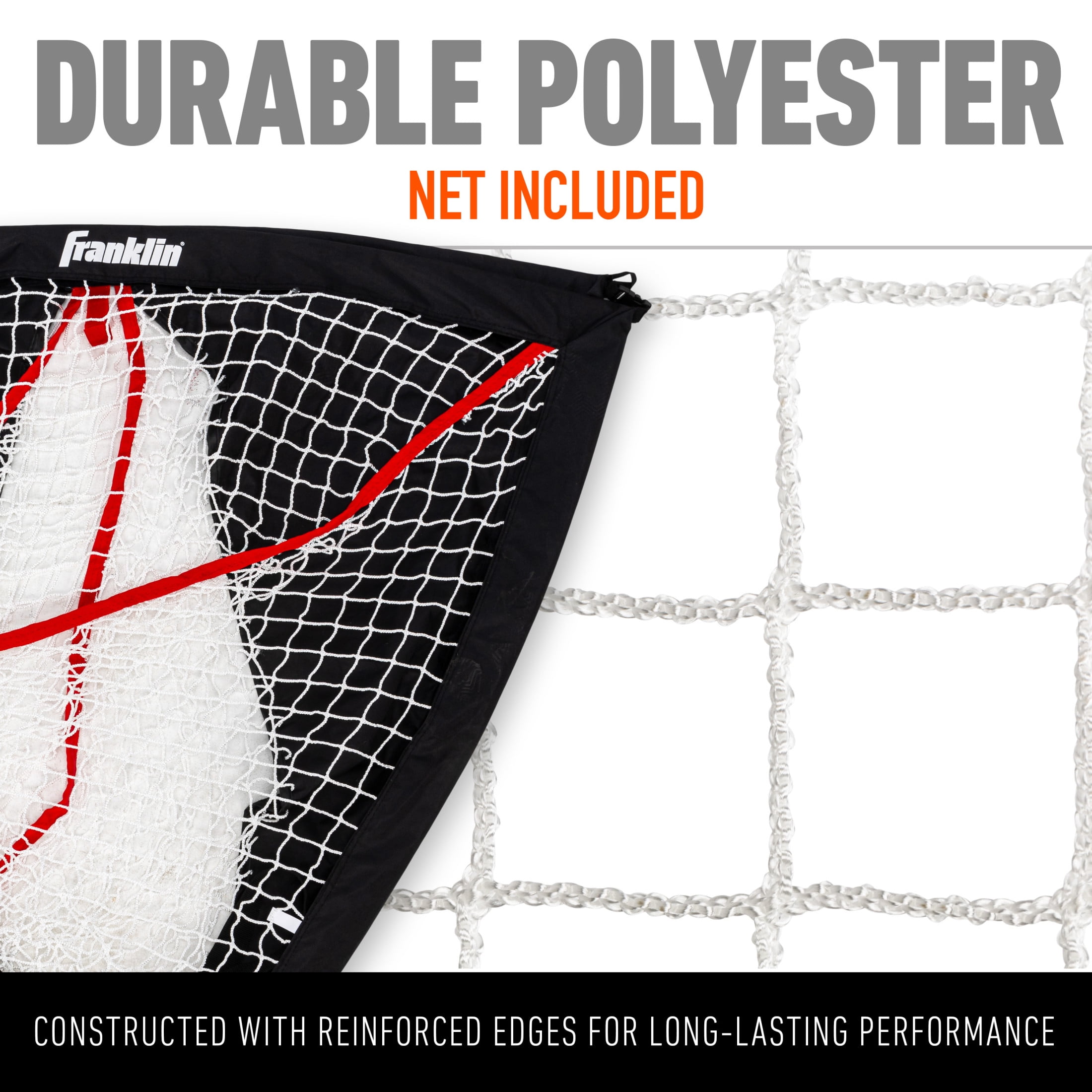 Franklin Sports Backyard Lacrosse Goal - Kids Portable Mini Lacrosse Training Net - Lacrosse Training Equipment - Easy Assemble Lax Goal for Practice - Perfect for Youth Training - 4' Feet x 4' Feet