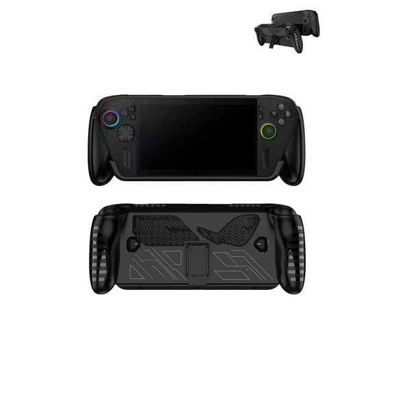 Case for ROG Xbox Ally X Handheld Game Console, yystao Protective TPU Case Compatible with ROG Xbox Ally X, Dustproof, Shockproof and Durable, Black