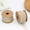thumbnail image 5 of Papaba 10M/Roll Woven Burlap Rope Ribbon Tape Wedding Gift Box Decor Party Supplies, 5 of 6