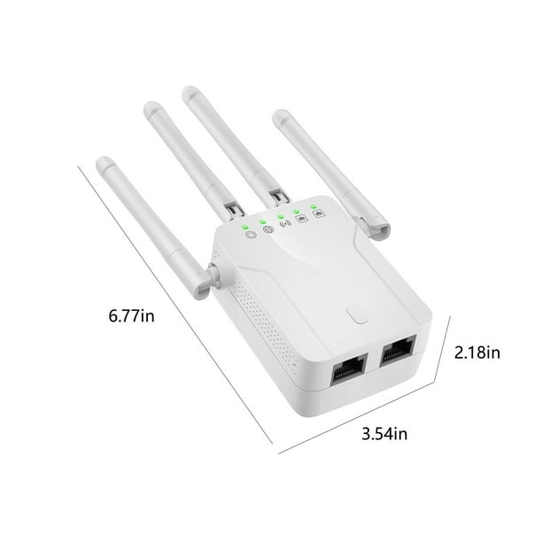 XZNGL WiFi Extender WiFi Range Extender Amplificateur Internet sans fil  Amplificateur de signal sans fil Répéteur avec port Ethernet Étendre Internet  WiFi pour appareil domestique 