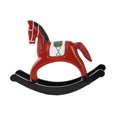 thumbnail image 2 of Estatua de caballo mecedor, escultura de madera, decoración elegante, figura decorativa, adorno rojo, 2 of 9