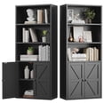thumbnail image 1 of Librería oneinmil, 5 niveles, con puertas, color negro industrial, 1 of 9