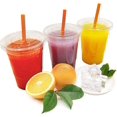 thumbnail image 7 of [100 Sets - 16 oz.] Clear Plastic Cups with Straw Slot Lid, PET Crystal Clear Disposable 16oz Plastic Cups with lids, 7 of 7
