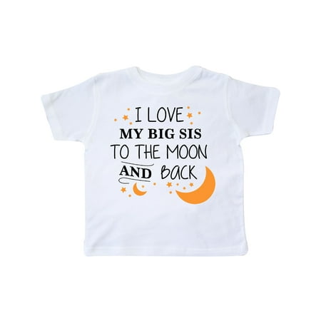 

Inktastic I Love My Big Sis To The Moon and Back Gift Toddler Boy or Toddler Girl T-Shirt