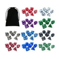 thumbnail image 4 of 70 dados acrílicos con estuche para guardar los dados. Juegos de mesa con dados de 12, 8, 10 y 6 caras. Estilo A, 4 of 9