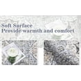 thumbnail image 2 of Yesurprise 2x6ft Vintage Boho Washable Runner Area Rugs - Floral Design for Kitchen & Bathroom - Oriental Distressed Non-Slip Low-Pile Area Rugs - Blue/Grey, 2 of 6