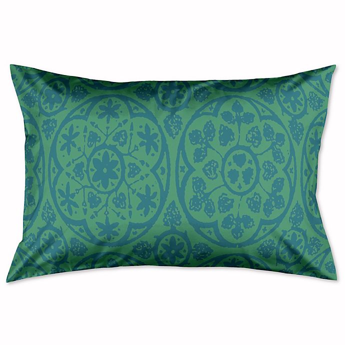 Boho King Pillow Sham in Teal