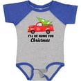 thumbnail image 3 of Inktastic I'll Be Home for Christmas Truck with Tree Boys or Girls Baby Bodysuit, 3 of 5