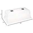 thumbnail image 4 of Plant Growing Trays (No Drain Holes) - 20" x 10" - Perfect Garden Seed Starter Grow or Drip Trays: for Seedlings, Indoor Gardening, Growing Microgreens, Wheatgrass (5 Trays and 5 Humidity Domes), 4 of 4