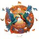 thumbnail image 2 of Hummingbird Chime Wooden Jigsaw Puzzle Shaped Animal Puzzle Adult Decompression Round Super Hard High Difficulty Educational Toys, Birthday Holiday Family Gift Wooden Toys, 2 of 4
