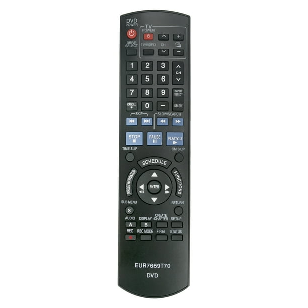 New EUR7659T70 Remote control for Panasonic DVD Recorder DMREZ475V DMR