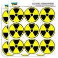thumbnail image 1 of Radioactive Nuclear Warning Symbol 2" Scrapbooking Crafting Stickers, 1 of 2