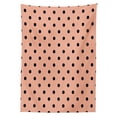thumbnail image 3 of Ambesonne Peach Tablecloth Rectangular Table Cover, Abstract European Design, 52"x70", Peach Black, 3 of 4