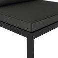 thumbnail image 4 of vidaXL Sectional Middle Sofa with Cushions Aluminium Anthracite, 4 of 5