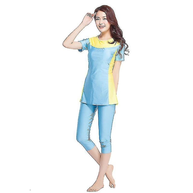 Maillot de Bain Islamique pour Femmes, Ensemble Burkini Modeste, Costume de Bain de Plage