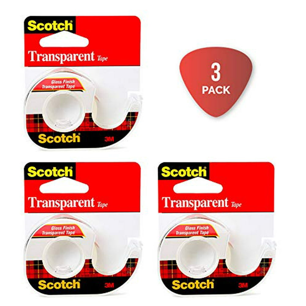 Scotch Brand Transparent Tape, Versatile, Glossy Finish, Engineered for ...