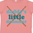 thumbnail image 4 of Inktastic Daddy's Little Drummer Boys or Girls Toddler T-Shirt, 4 of 5