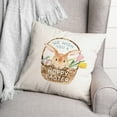 thumbnail image 3 of Creative Products Easter Basket Watercolor 18x18 Spun Poly Pillow, 3 of 3